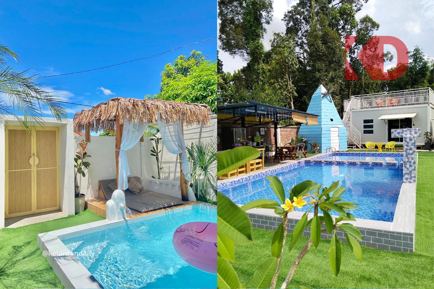 Senarai homestay menarik di Kelantan yang ada kolam renang