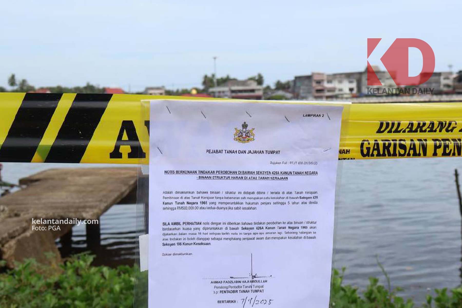 Jeti pangkalan haram sempada Malaysia Thailand