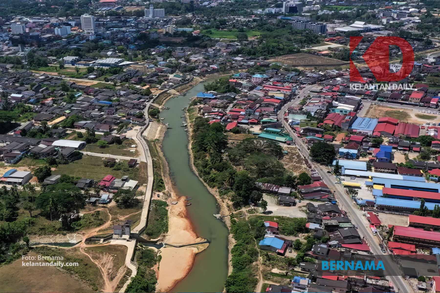 Sungai Golok aerial view