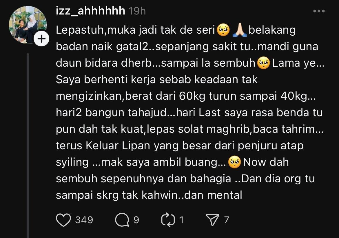 amalan bila kena sihir
