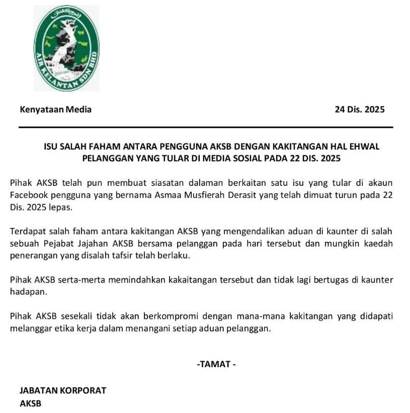 kenyataan media AKSB