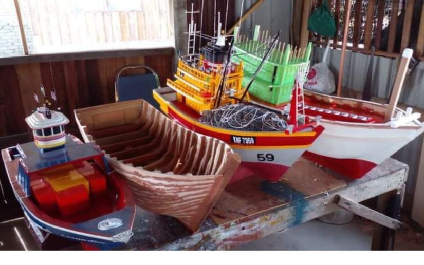 replika bot nelayan pantai timur dihasilkan Pokku