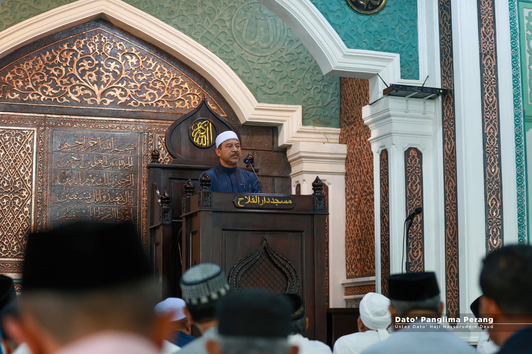 Menteri besar kelantan menyampaikan khutbah Jumaat di Aceh Indonesia