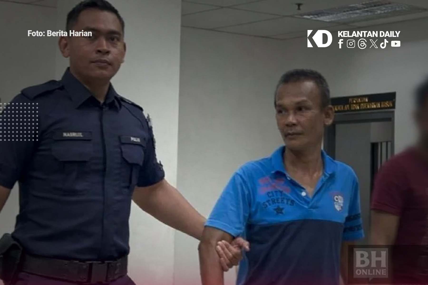 Buruh Dipenjara Enam Bulan Selepas Pukul Bapa Dengan Kayu Di Pengkalan Chepa