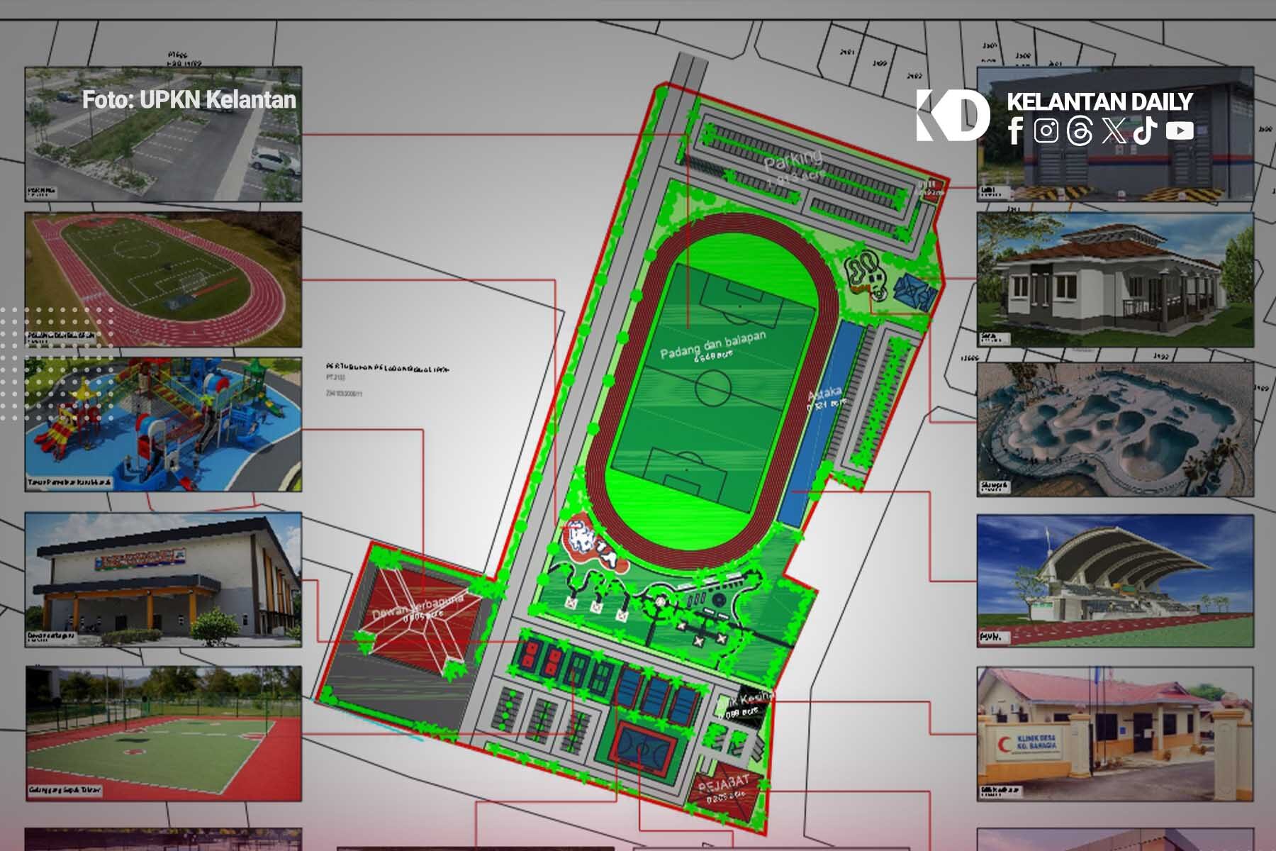 Kompleks Sukan Gual Ipoh Seluas 20 Ekar Bakal Dibina, Padang Bola Siap Tahun Ini