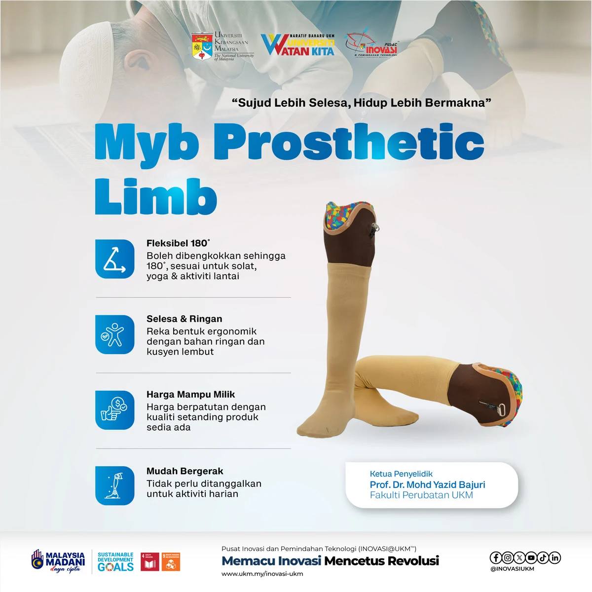 the world's first Muslim-friendly prosthetic leg