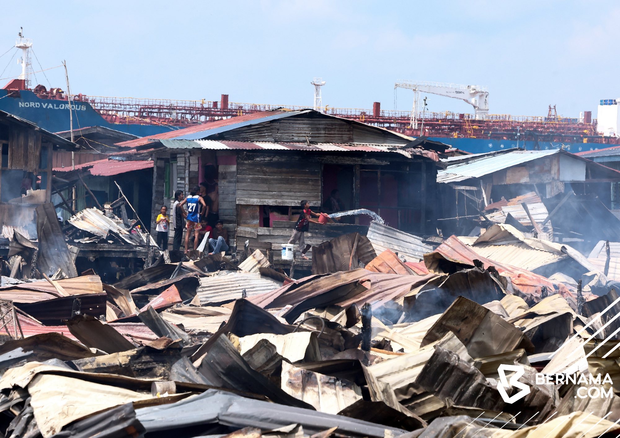 kebakaran sandakan sabah