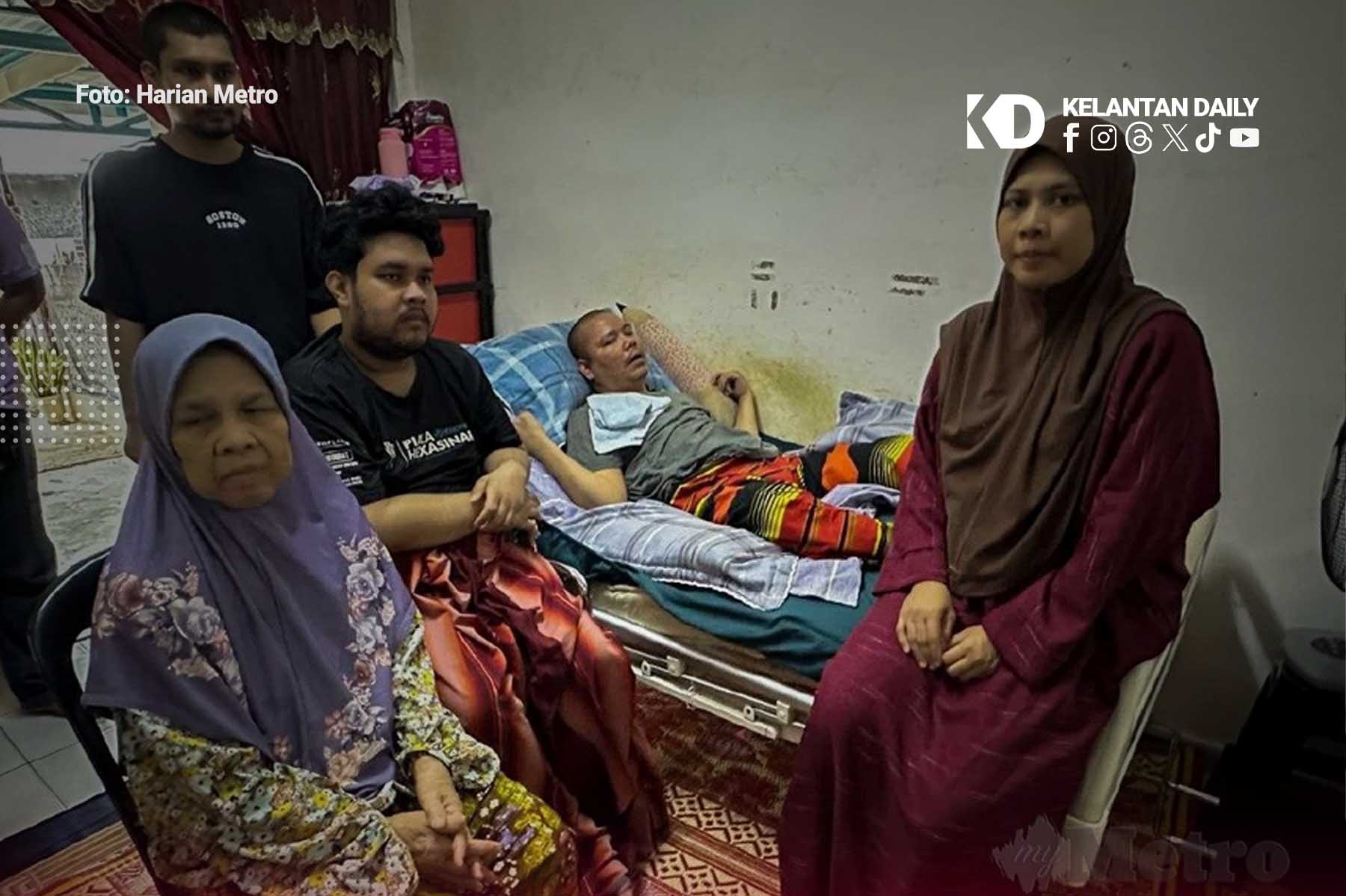 Rumah Macam Wad, Wanita Di Tumpat Tabah Jaga Suami Terlantar, Ibu Dan Adik Sakit Kronik kd