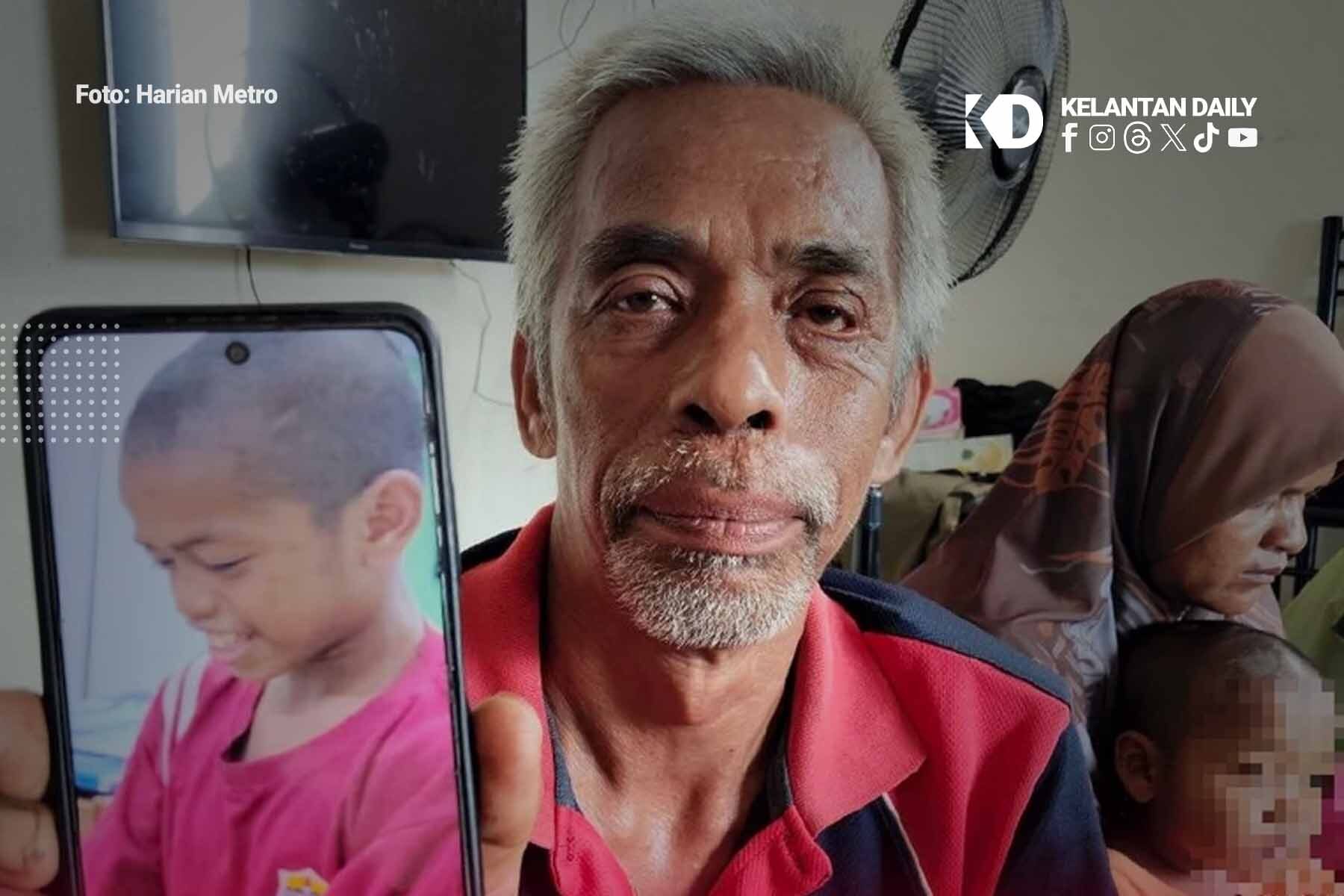 bapa kanak kanak autisme maut dihempap konkrit