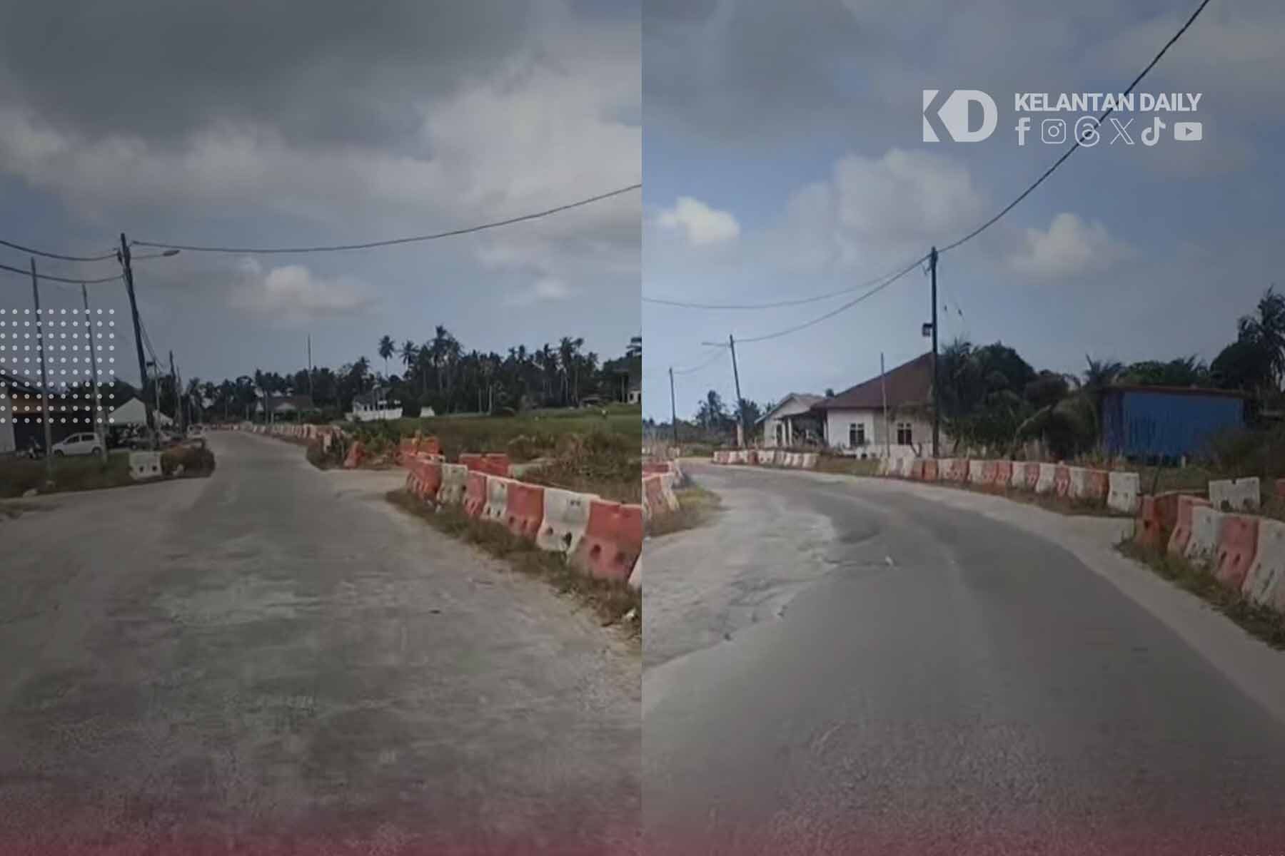 jalan bekelam bachok terbiar