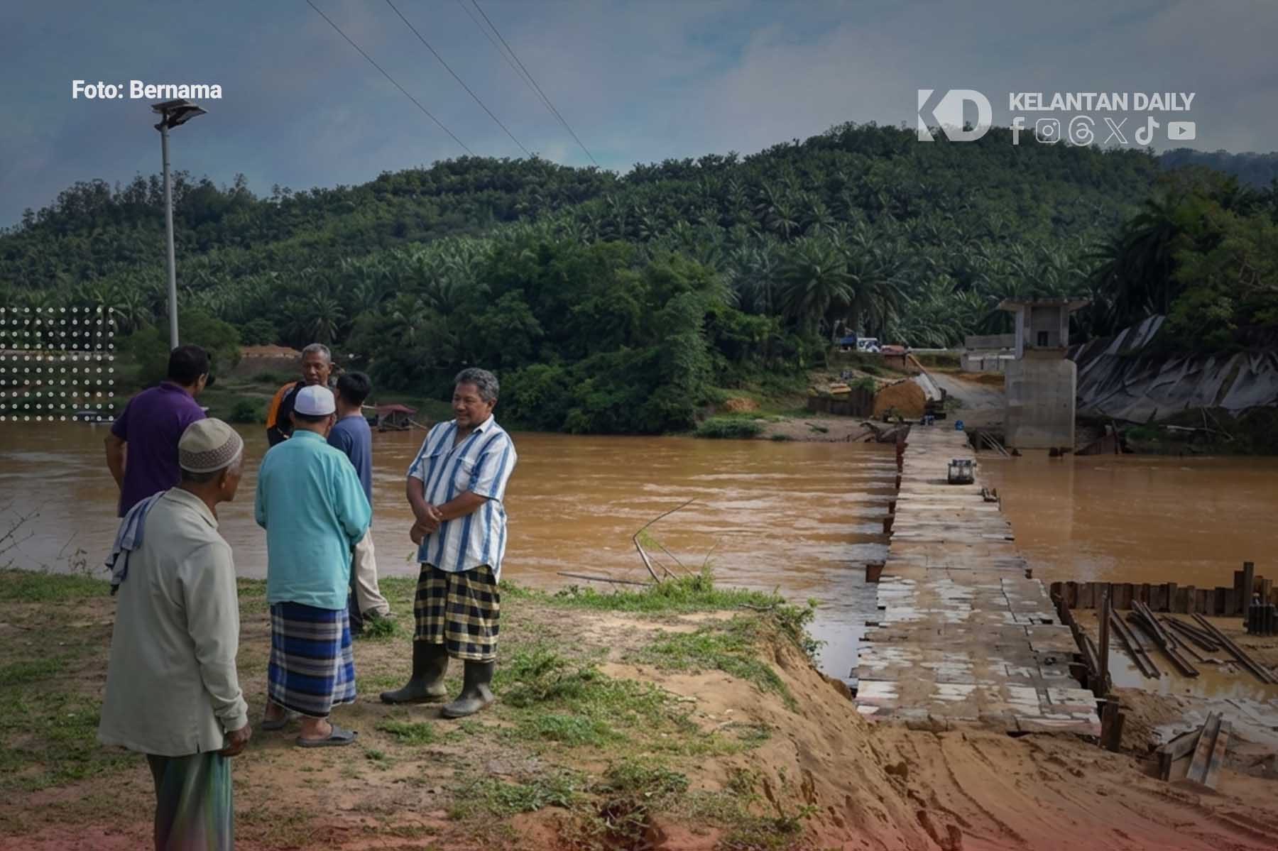 jambatan pasir era pasir kelang kuala krai tak siap