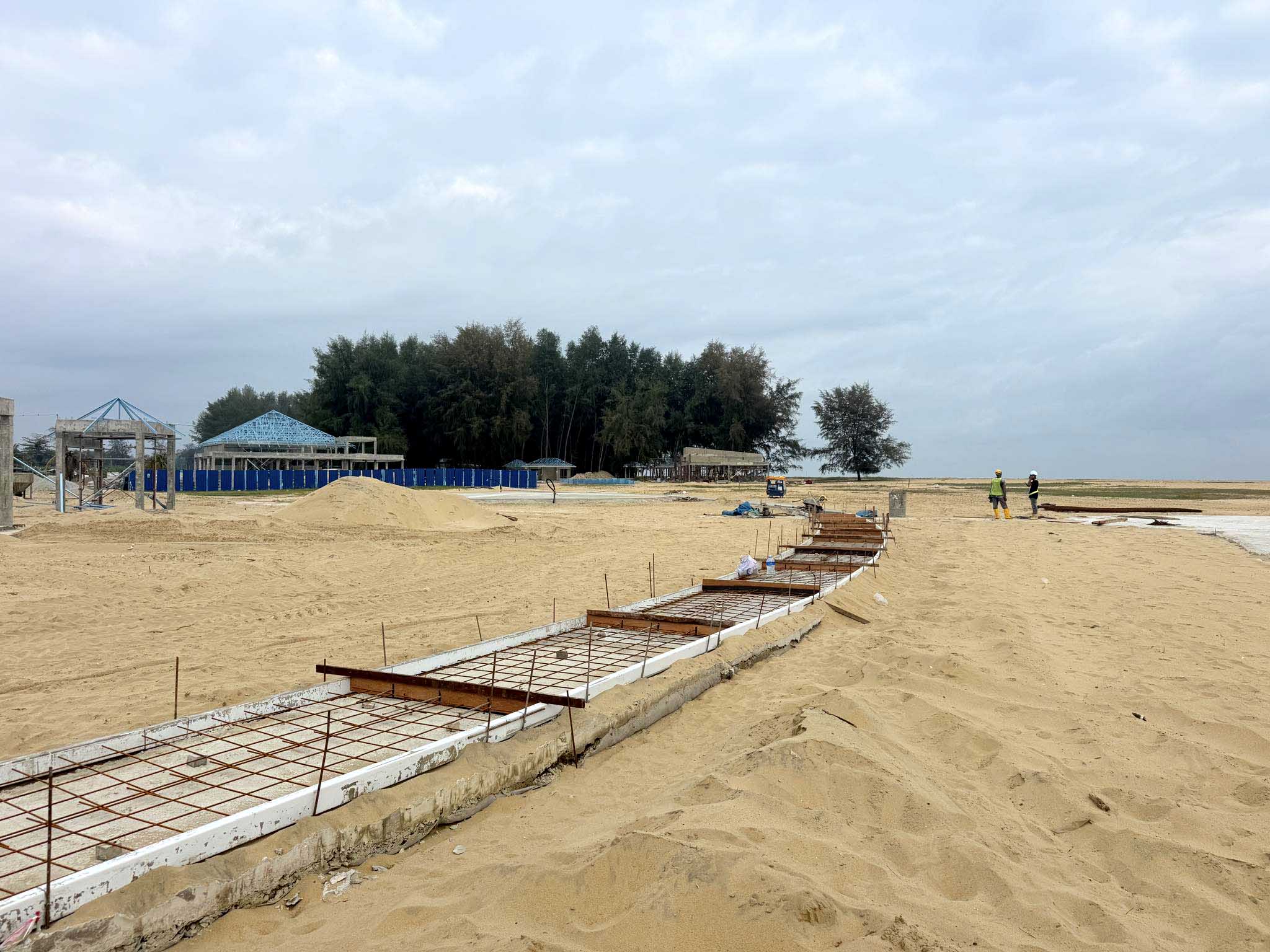 landskap baru dalam pembinaan di pantai geting tumpat januari 2026