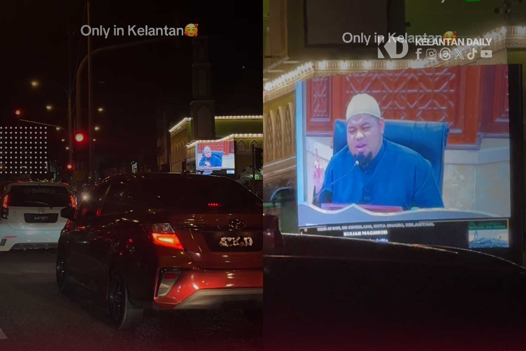 Hanya Di Kelantan Masjid Tayang Tazkirah Pada Skrin Gergasi Raih Pujian