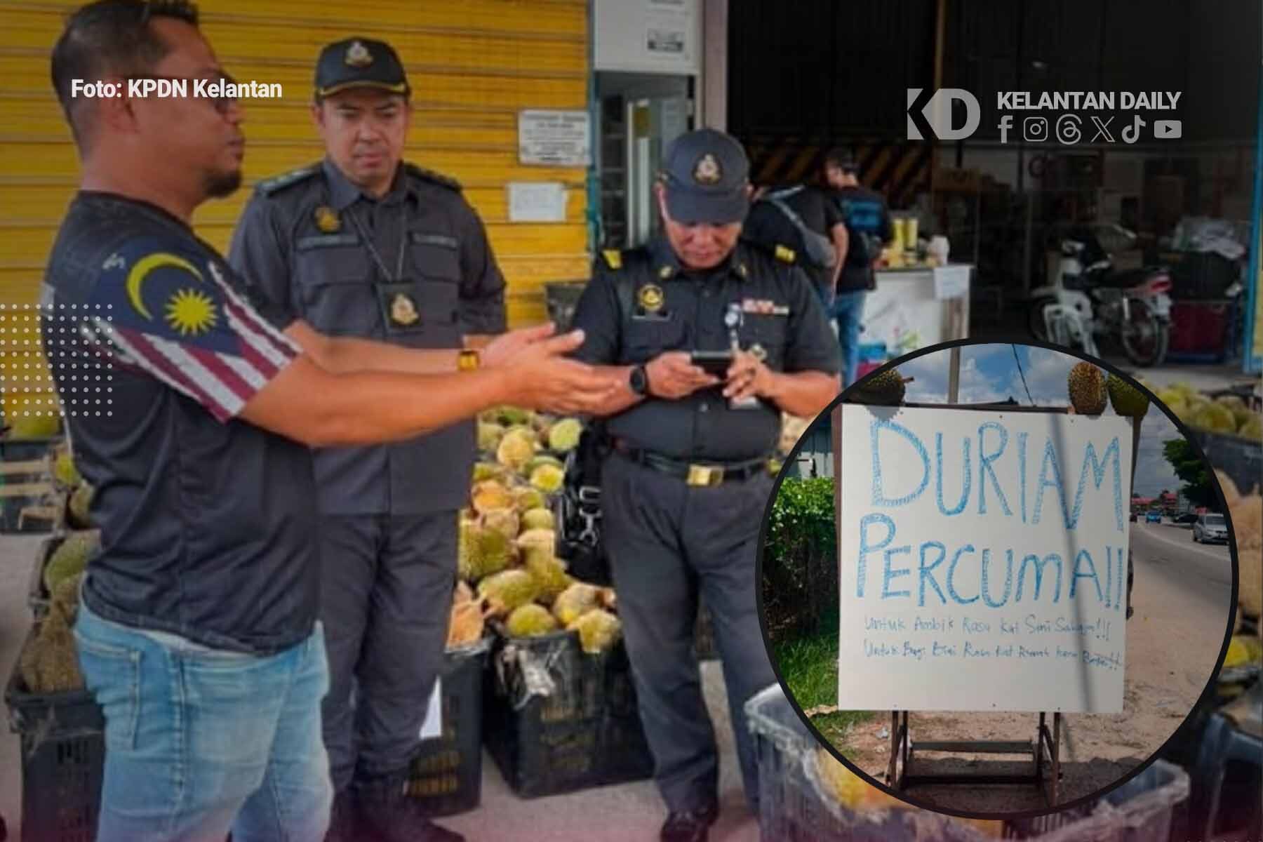 KPDN Sahkan Tiada Unsur Penipuan Dalam Iklan ‘Durian Percuma’ Yang Tular Di Kota Bharu