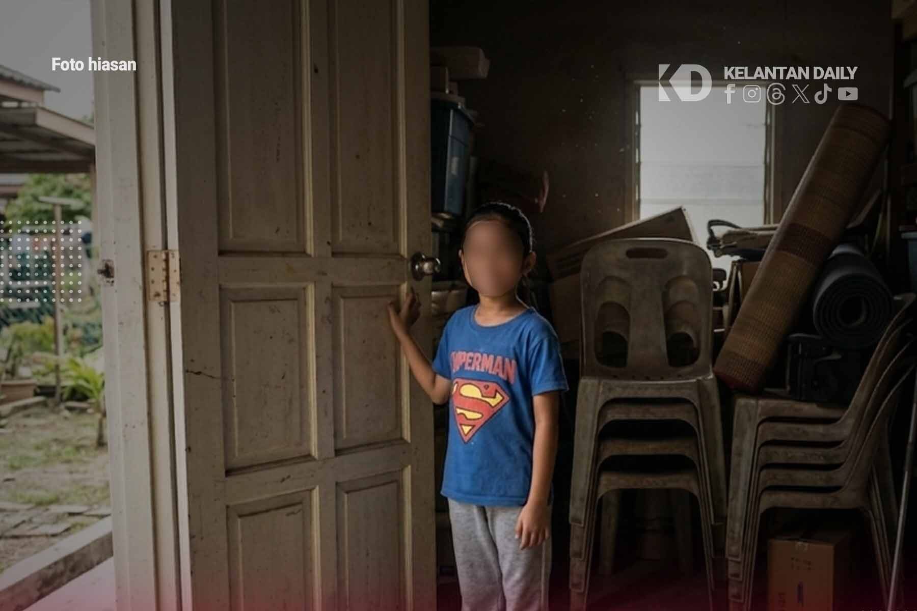 kurang anak 9 tahun dalam stor