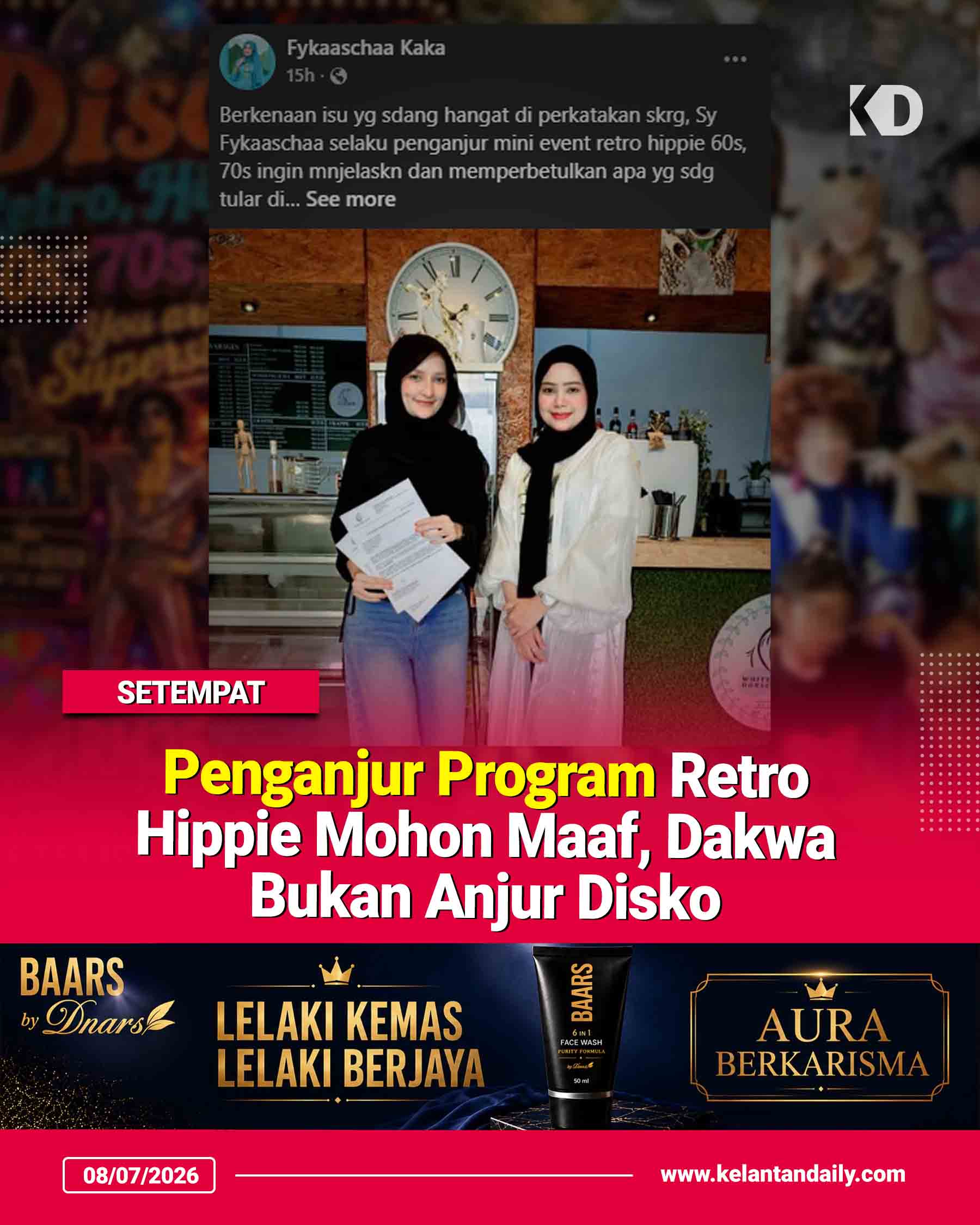 Penganjur Program Retro Hippie Mohon Maaf, Dakwa Bukan Anjur Disko 2