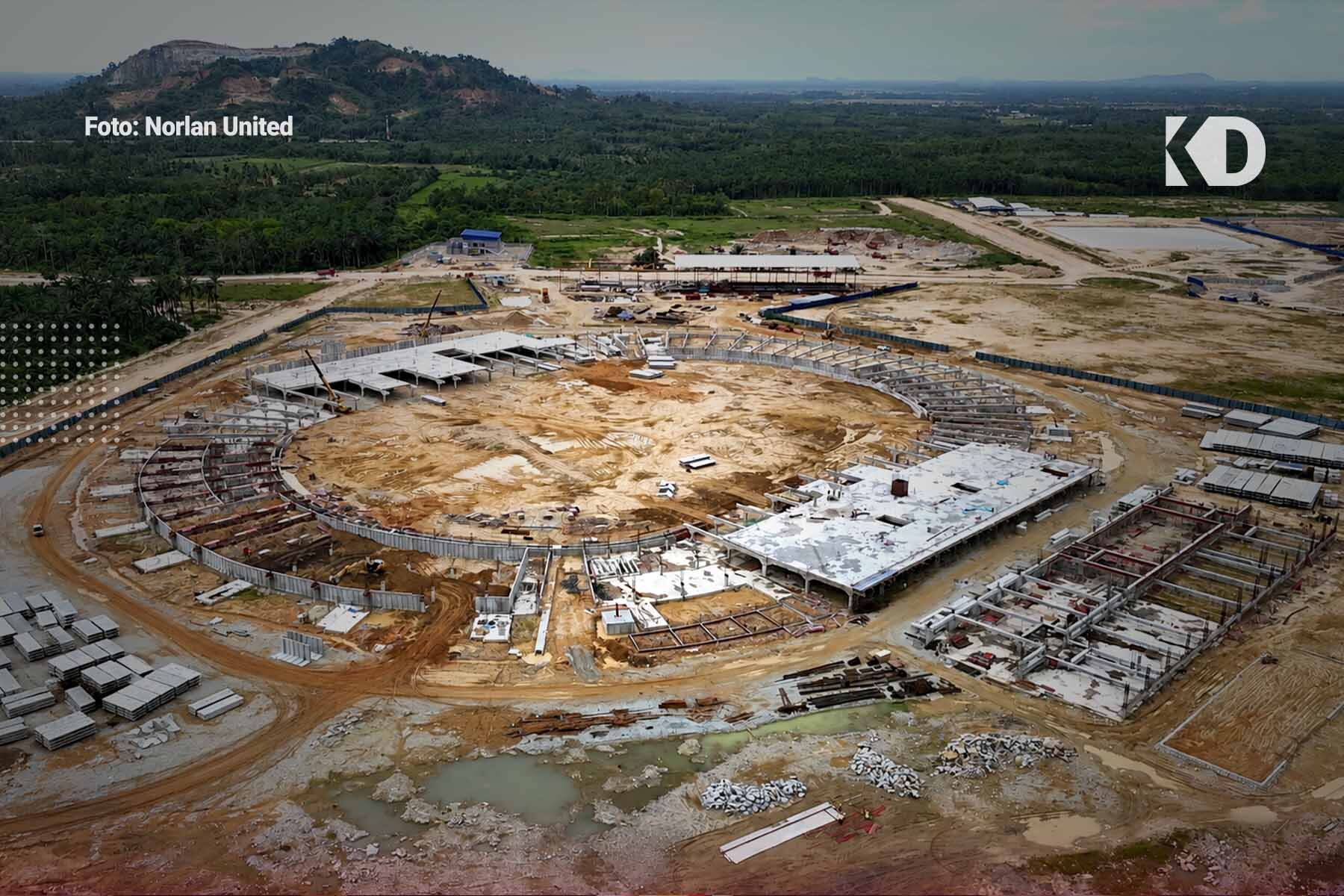 Stadium Baharu Kelantan Di Bukit Merbau Kini Mula Menampakkan Rupa
