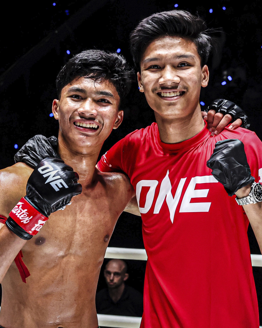 Aliff bersama adiknya Adam Rakib