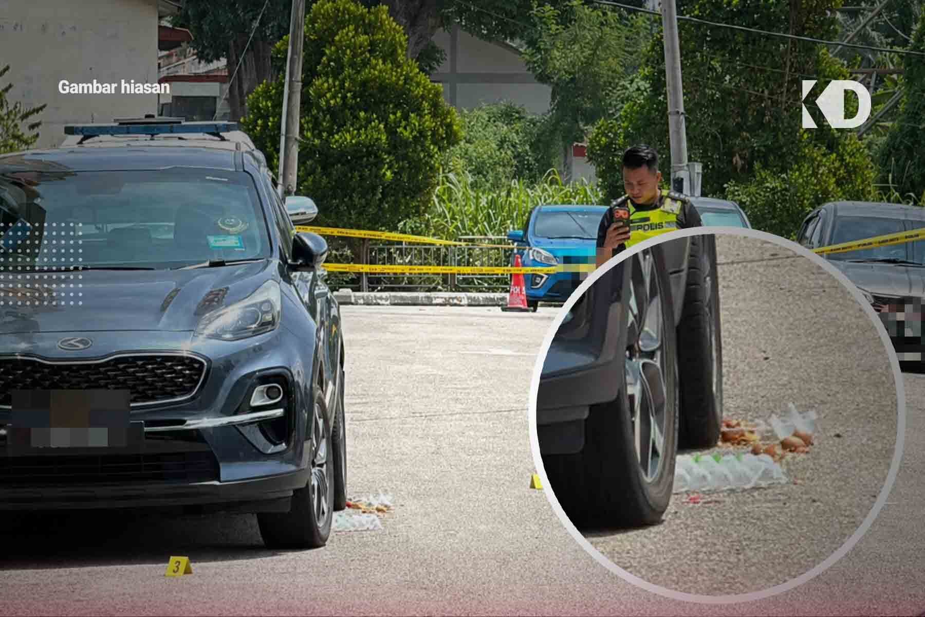 lelaki ditembak selepas beli telur