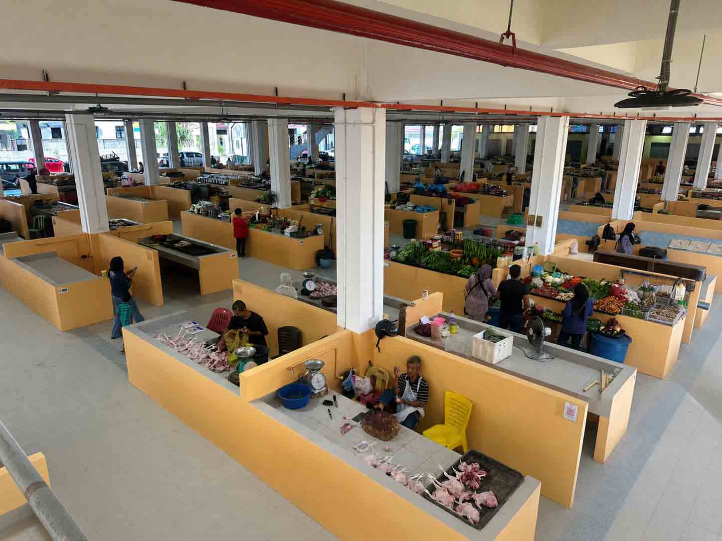 pasar besar baharu machang dalaman