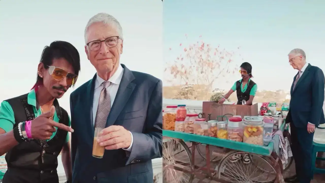 Dolly with Bill Gates