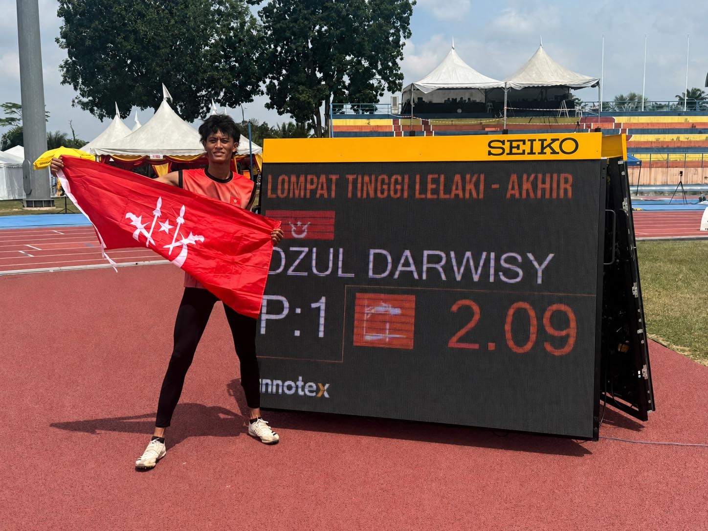 Dzul Darwisy atlet lompat tinggi kelantan