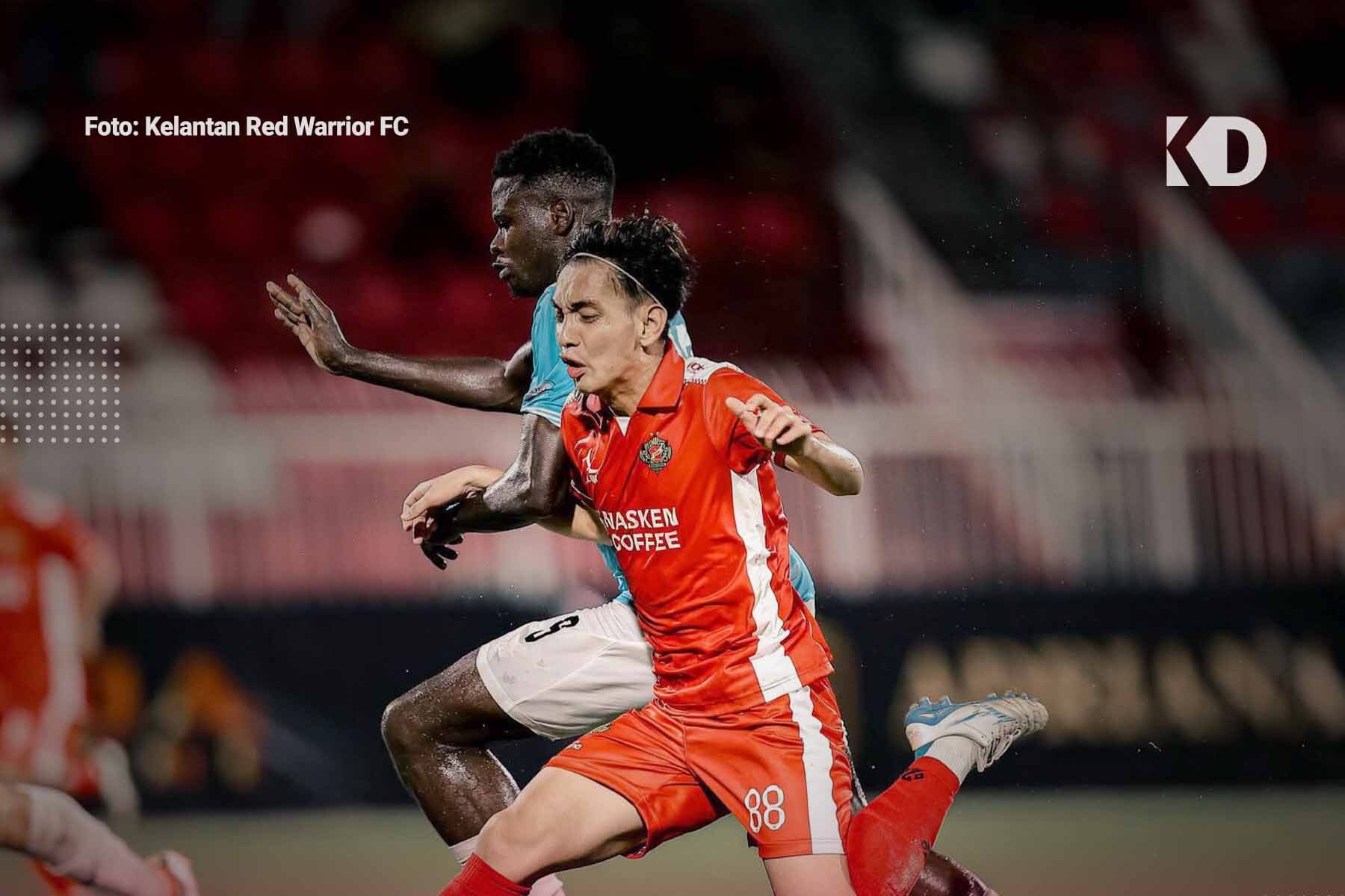 KRW Bangkit Dua Kali Ikat Melaka FC 2-2 di Kota Bharu