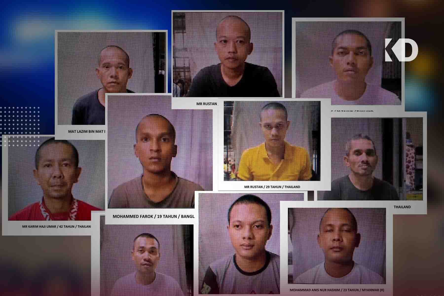 Polis Buru 10 PATI Larikan Diri Dari Depo Imigresen Tanah Merah