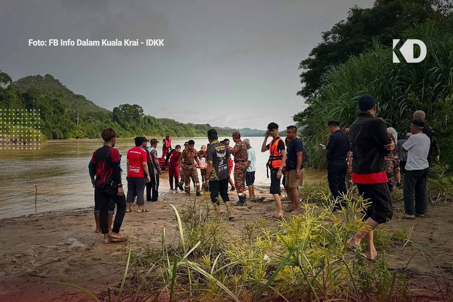 Seorang Remaja Lemas di Sungai Kampung Batu Lada Ditemukan