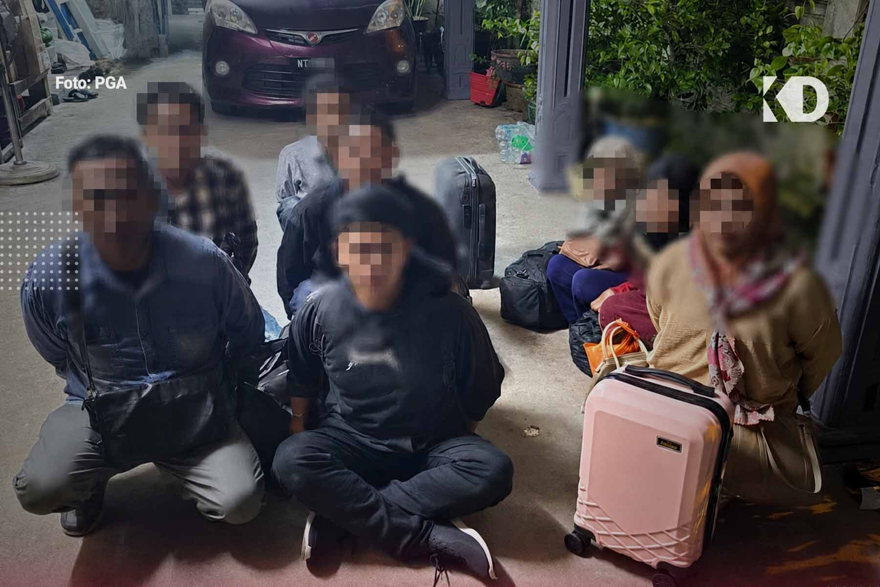 Suami Isteri Warga Tempatan Ditahan, Jadikan Rumah Lokasi Transit PATI Di Pasir Puteh