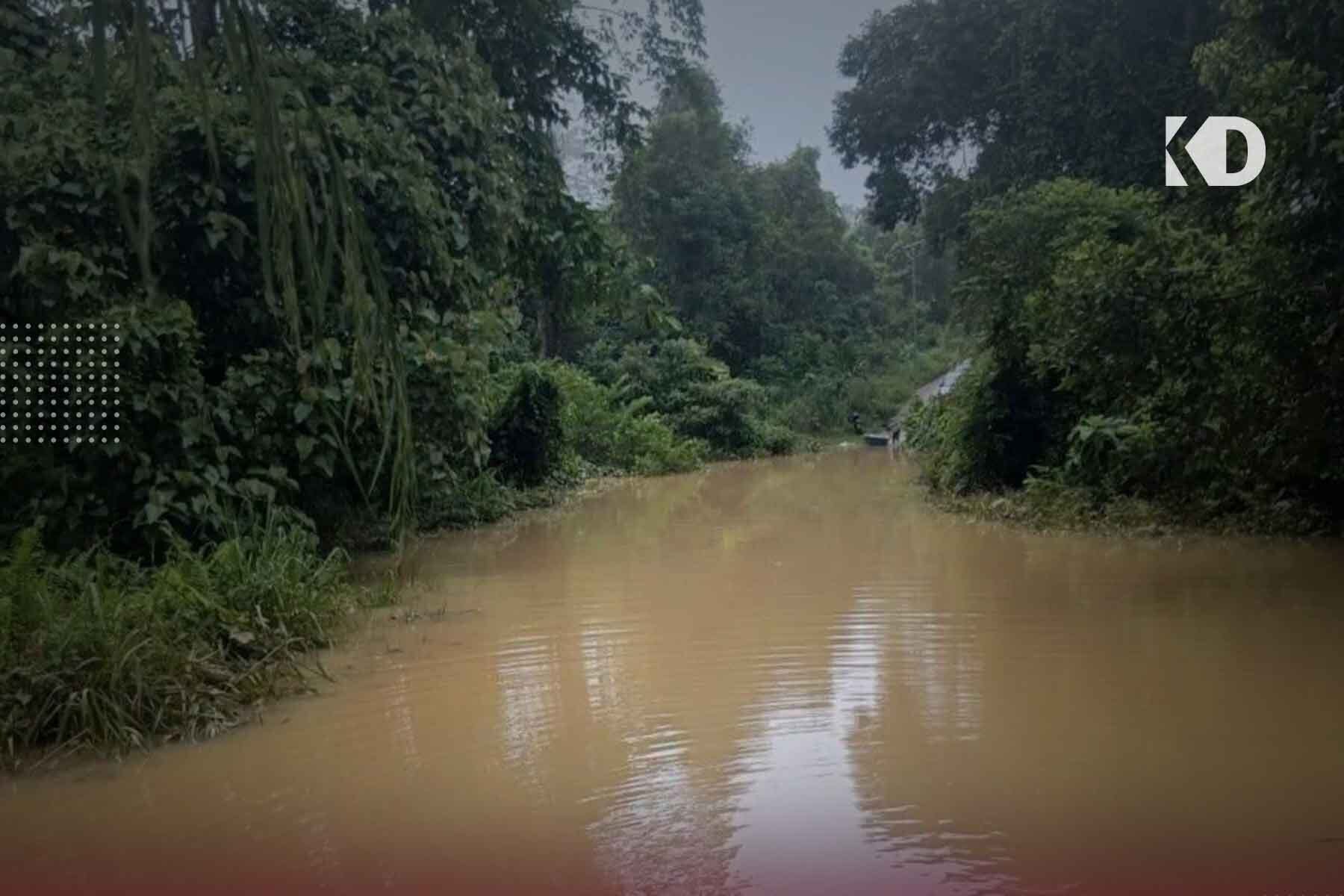 Jambatan Linggi Ditenggelami Air, 600 Penduduk Orang Asli Terkandas