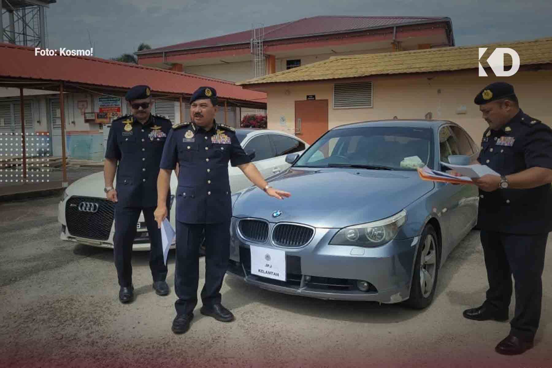 Lelaki Rohingya Dicekup JPJ Pandu BMW 5 Series Tanpa Lesen Di Kota Bharu