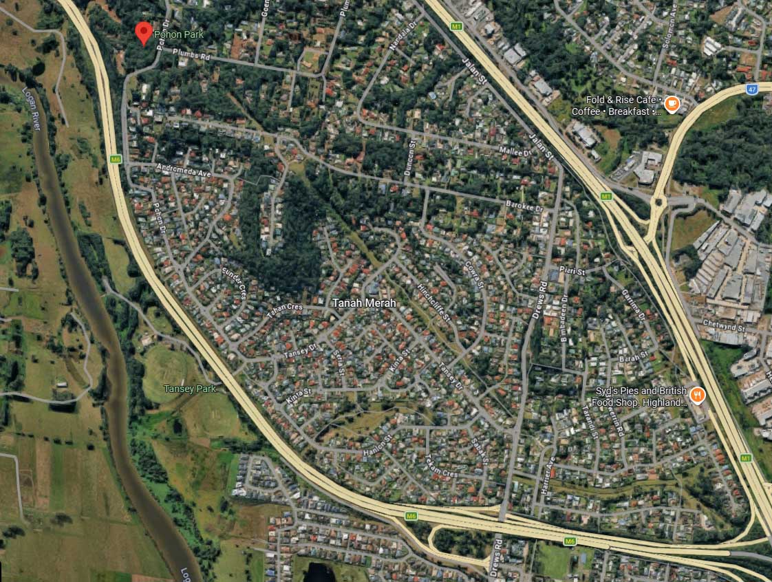 tanah merah map
