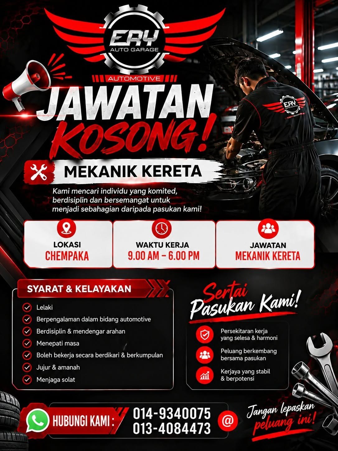 Jawatan-Kosong-Di-Ery-Auto-Garage