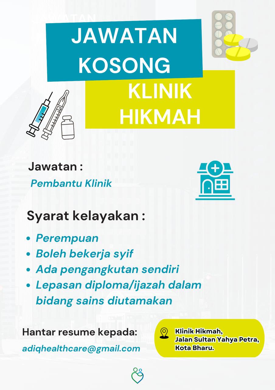 Jawatan-Kosong-Di-Klinik-Hikmah