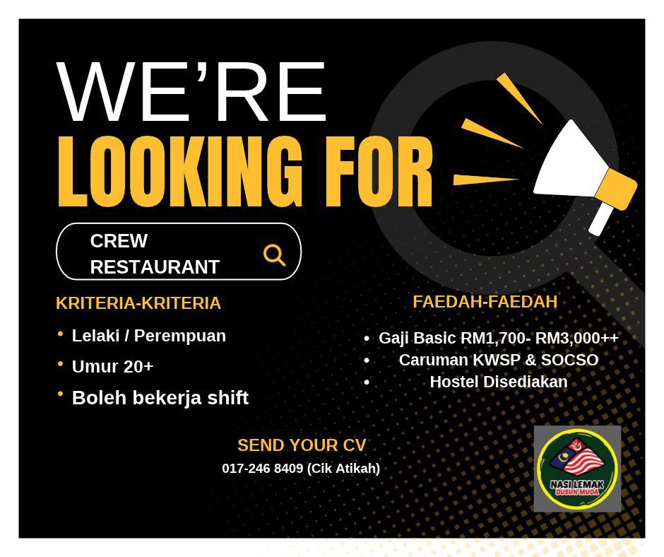 Jawatan-Kosong-Di-Nasi-Lemak-Dusun-Muda